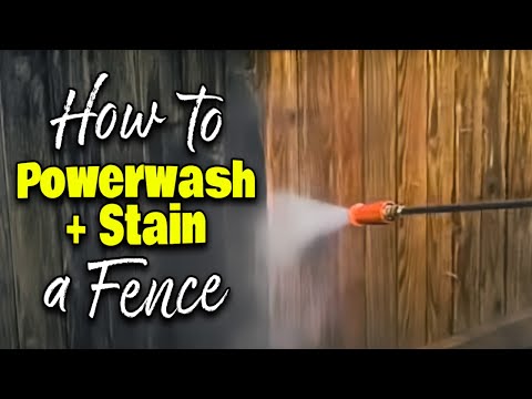 how to quickly paint a fence