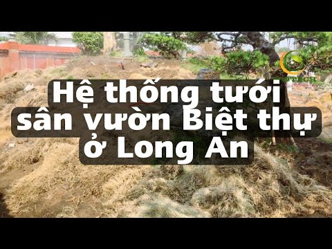 Hệ thống tưới cảnh quan tại Đức Hòa - Long AN