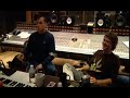 Robbie Williams & Guy Chambers in studio
