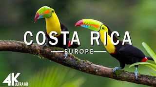 FLYING OVER COSTA RICA (4K UHD) - Relaxing Music A