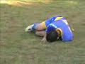 Ball to the balls+ Ball to the head= Ouch!