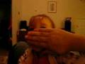Sofia playing singing games
