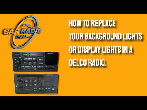 How To replace your background lights or display lights in a Chevy Surban, Tahoe, Silverado,Camaro