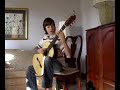 This is a 14 year old student. He is playing a Keith Adams guitar.