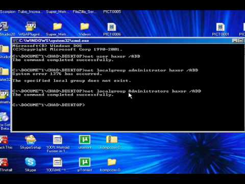 how to make your self admin on xp