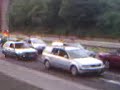 wm-feier auf der b8