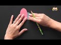 Learn to Kirigami a 3 x 3 Heart Pocket in Hindi