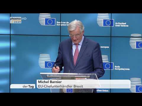 Rede von EU-Chefunterhndler Michel Barnier zu den Brexitverhandlungen am 29.01.18