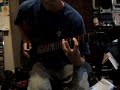 guitar the agony scene - we bury our dead at dawn