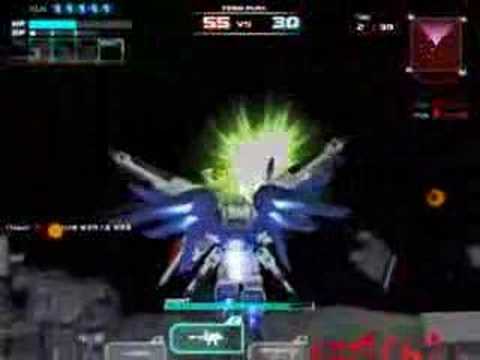 Sdgo--月のWreckでの自由機動戦士ガンダムゲームプレイ