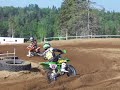 course de mx des petits le matin � la piste de rivi�re-rouge