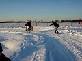 Snowskate mit Crossmaschine