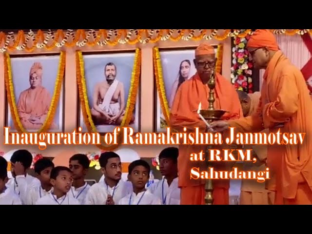 Inauguaration of Ramakrishna Janmotsav at Sahudangi Siliguri
