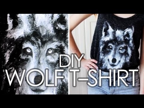 how to paint t shirts with acrylic paint