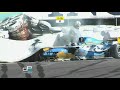 A huge crash for Stefano Coletti near the end of the race as he went straight on into the tyres. Coletti suffered minor injuries to his legs and back.