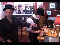 George Walker carves & prints a small wood block