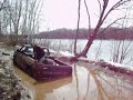 stuck in very deep clay muddy water 2wd chevy 1500 305