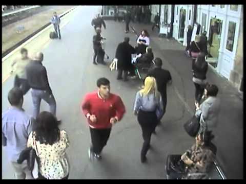 Football Hooligans: Huddersfield V Leeds - 2013 CCTV FOOTAGE