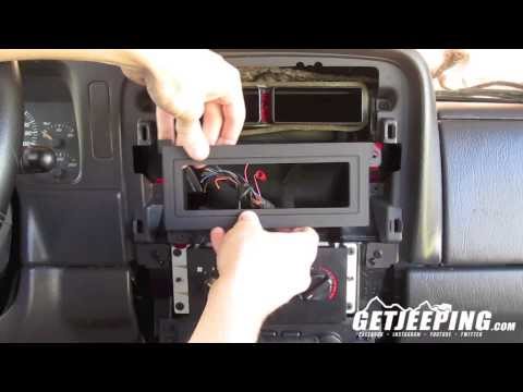 How to: Install radio head mount in 1997-2001 Jeep Cherokee XJ – GetJeeping