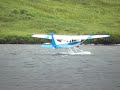 Cessna 206 departing Katmai National Preserve