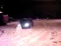 dave runs a snowman over