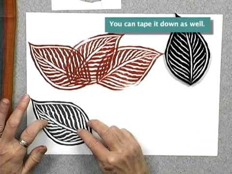 A Quick, Easy Masking Tip for  Fabric and Paper Stamping
