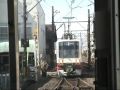 新岐阜駅前（こちらは廃止まで「新岐阜駅前」駅だった）～忠節、美濃北方の交換、黒野駅の様子（モ510など）。 やっぱり「新岐阜駅前」のままだった車内の運賃表～政田の交換～美濃北方の交換と駅周辺、ホームに残る新型車投入の案内看板（を黒く上塗りした板）、下り到着。 件の看板を見るに、やはり原因は名鉄ではなくて行政にありそうですな。