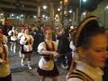 A Magyarországot képviselő csapat és helyi csoportok zenés felvonulása Castellonban a Magdalena 2008 ünnepség zárónapján.---------------------------------------Desfile musical de grupos castellonenses y el grupo nacional de Hungría en el evento de la 