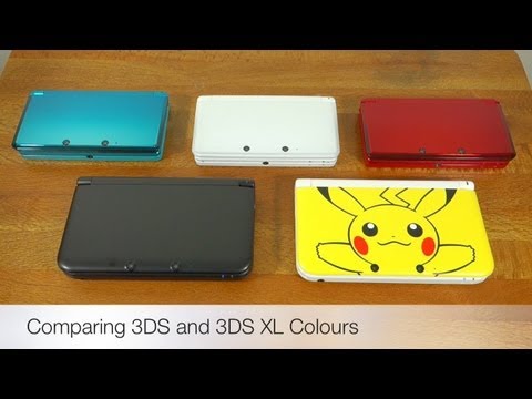3DS - In this video I compare the colours of five different 3DS and 3DS XL's that I own. Like I say in the video, I don't normally own this many consoles... it is ...