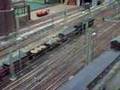 MEC Kiel (6): 2 steam locomotives crossing toy train model