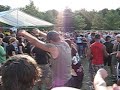 kicked in the face during hardcore dancing