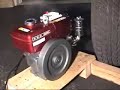 Check out this cool one lung Chinese diesel. Also see a starting cycle.