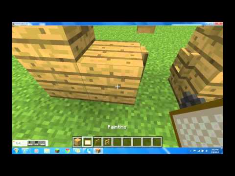 how to go through a painting in minecraft