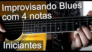 Blues com 4 notas