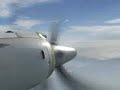JAC３５６２　YS-11機内
