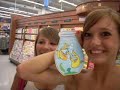 Smiling in Wal-mart