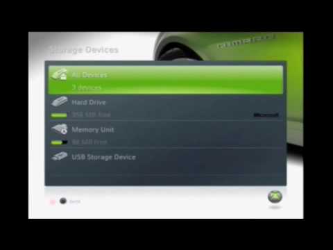 how to external hard drive xbox 360