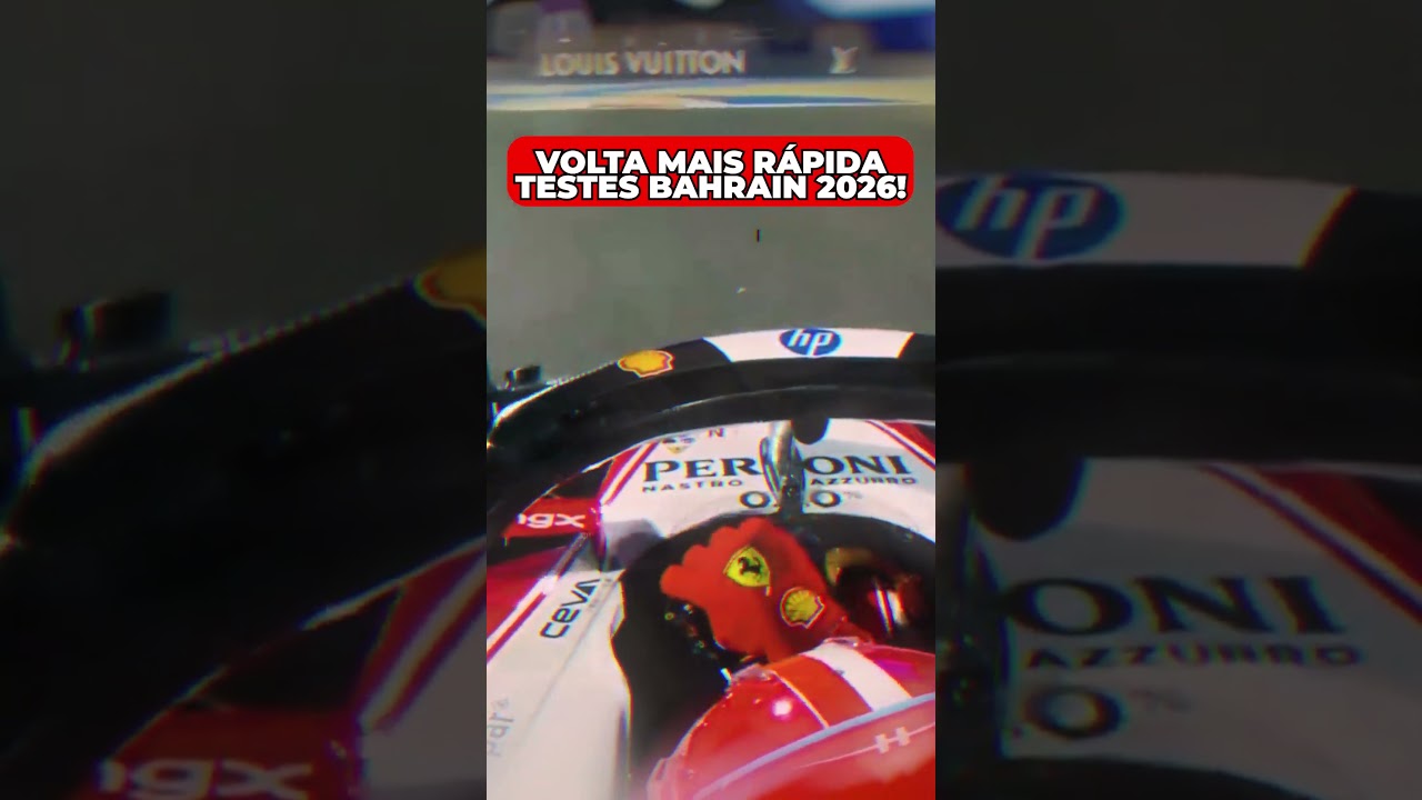 ONBOARD Leclerc MAIS RÁPIDO no Bahrain