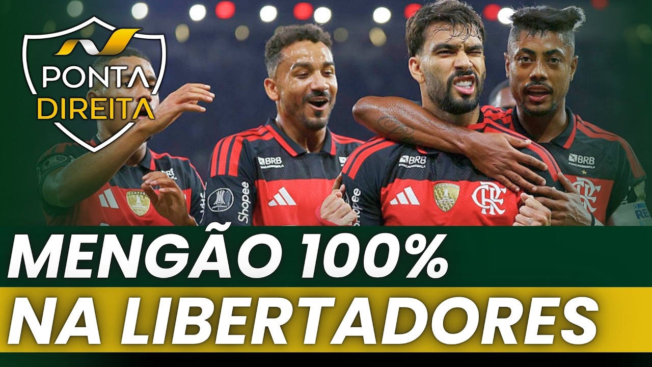 Flamengo goleia o Independiente Medellín e segue 100% na Libertadores