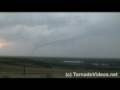 Photogenic but strong tornado in Lane Co, Kansas