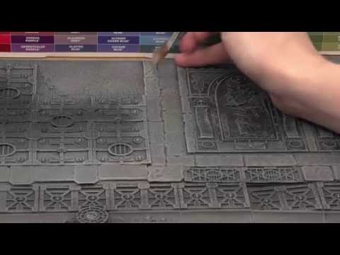 Realm of Battle: Sector Imperialis - How to paint your board.