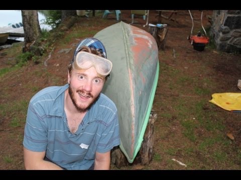 how to patch old town canoe