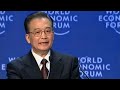 www.weforum.org 28.01.2009 Special Session with Wen Jiabao, Premier of the People's Republic of China Special Address by Wen Jiabao, Premier of the People's Republic of China Chaired by Klaus Schwab, Founder and Executive Chairman, World Economic Forum