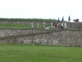 Louisbourg Fortress Military demo with music