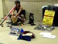 Didjeridu Busker in Tampines MRT Didjeridu Busker in Tampines MRT