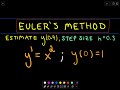 Euler's Method - Another Example #1