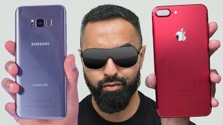 Samsung Galaxy S8+ vs iPhone 7 Plus