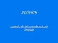 bellissima canzone