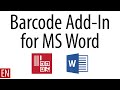 Barcode Add-In for Microsoft Word 2007/2010
