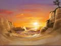 Ocean Sunset Timelapse Digital Painting Ocean Sunset Timelapse Digital Painting